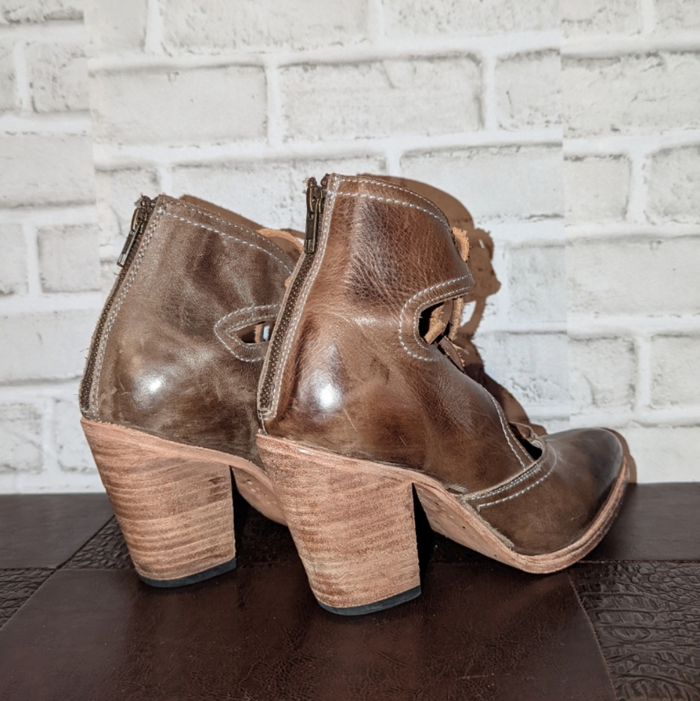 Freebird by Steven Brown Lace-Up Wedges - Picture 4 of 11
